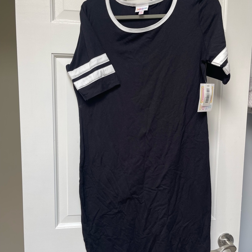 LuLaRoe Classic Black Julia Dress Size XL NWT